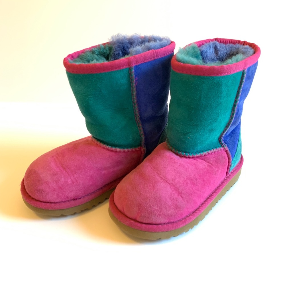 Ugg Classic Color Block Boots | Size 10